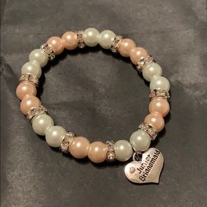 Junior bridesmaid pearl bracelet. NEW!!